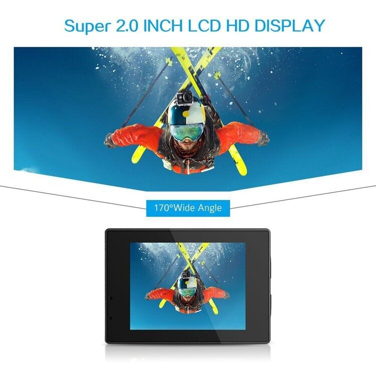 4K Action Sport Waterproof Camera 20 MP Recorder HD 1080P Camcorder Video 170°