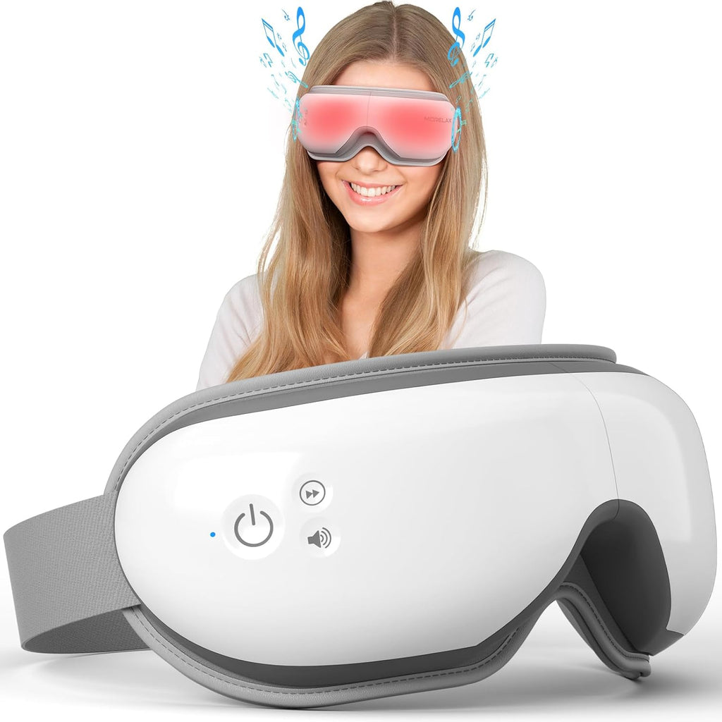 Eye Massager with Heat Birthday Christmas Gifts for Women Heated Eye Mask with Bluetooth Music Smart Eye Mask for Relax Eye Reduce Eye Strain