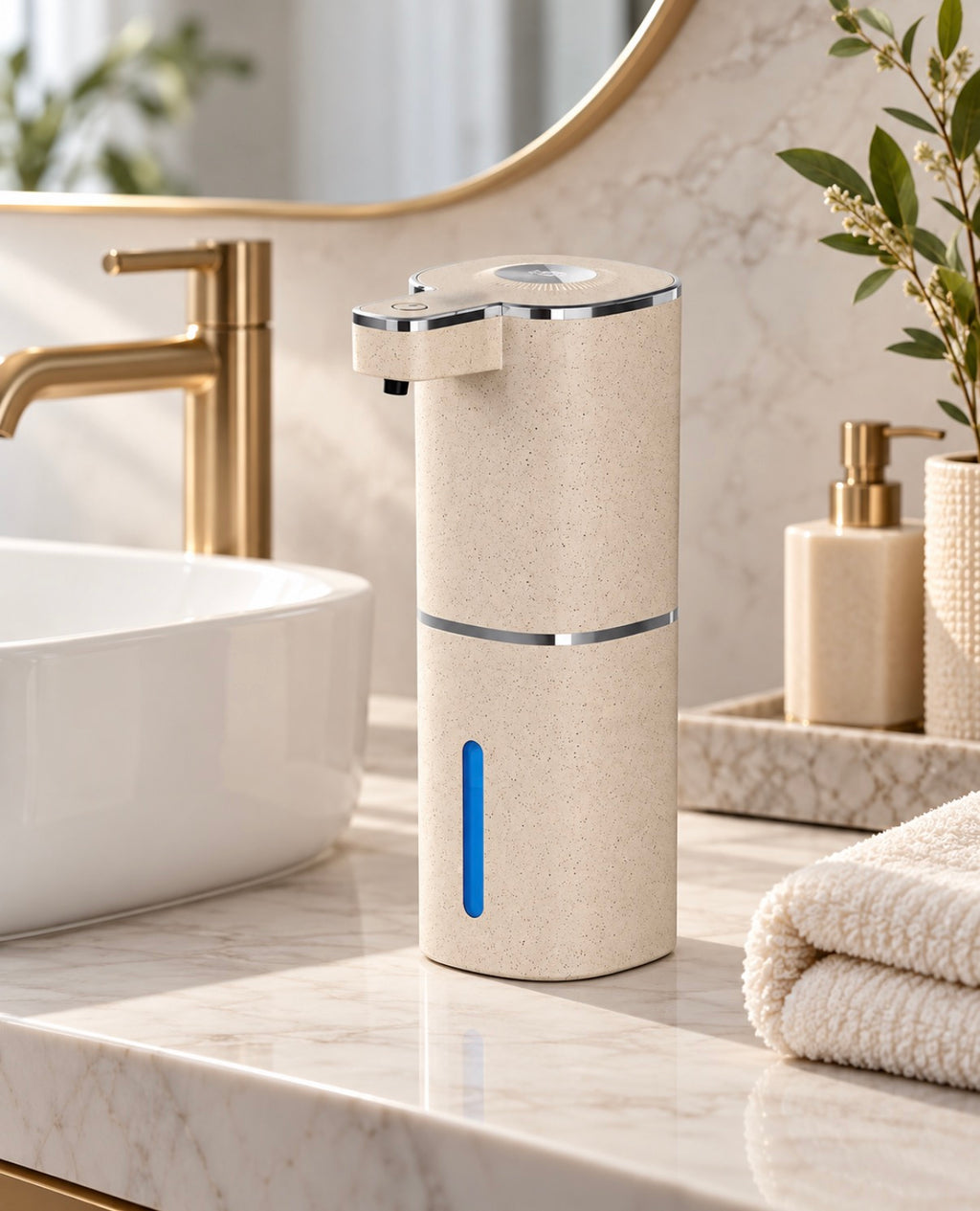 Automatic Touchless Soap Dispenser with LCD Screen- Rechargable