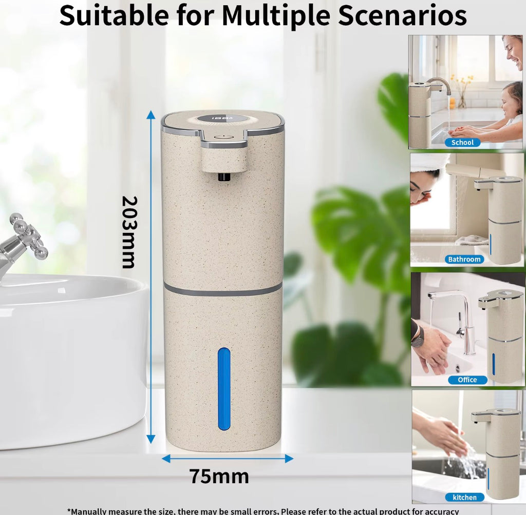 Automatic Touchless Soap Dispenser with LCD Screen- Rechargable